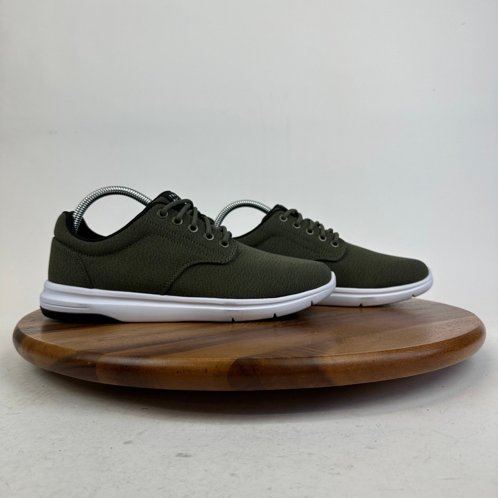 New Travis Mathew The Daily II Woven Mens Size 8 Olive Green Shoes Sneakers